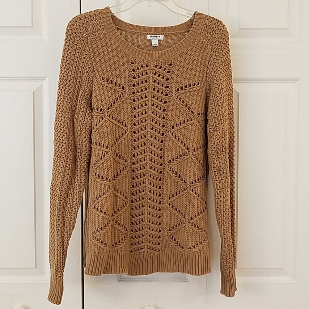 Open-knit sweater